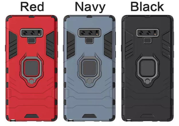 Samsung Galaxy Note 9 Case Anti-Shock Kickstand Magnet Ring Holder Phone Cover