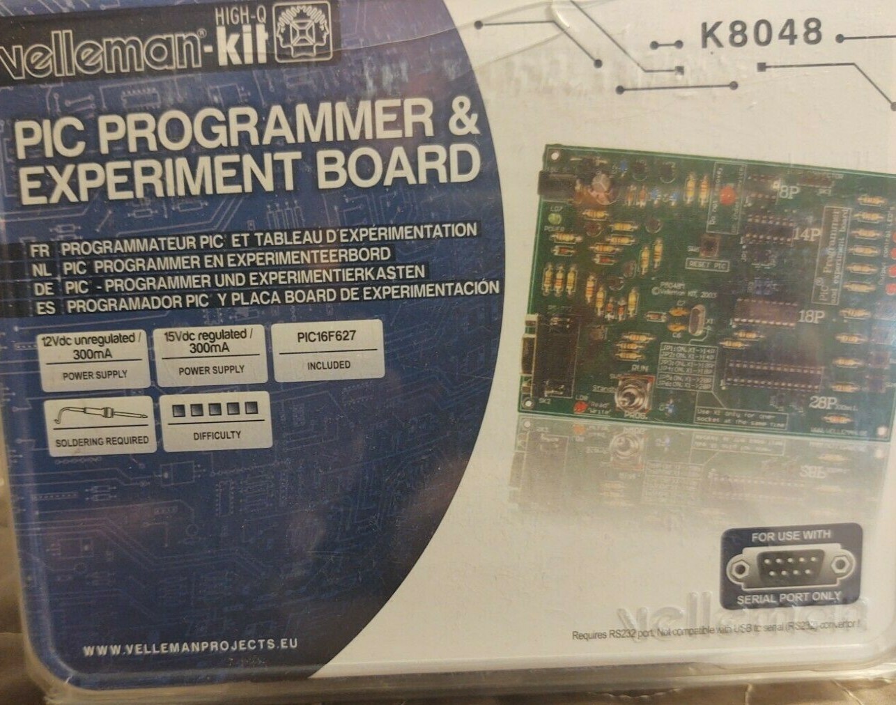 Velleman PIC Programer & Experiment Board: K8048