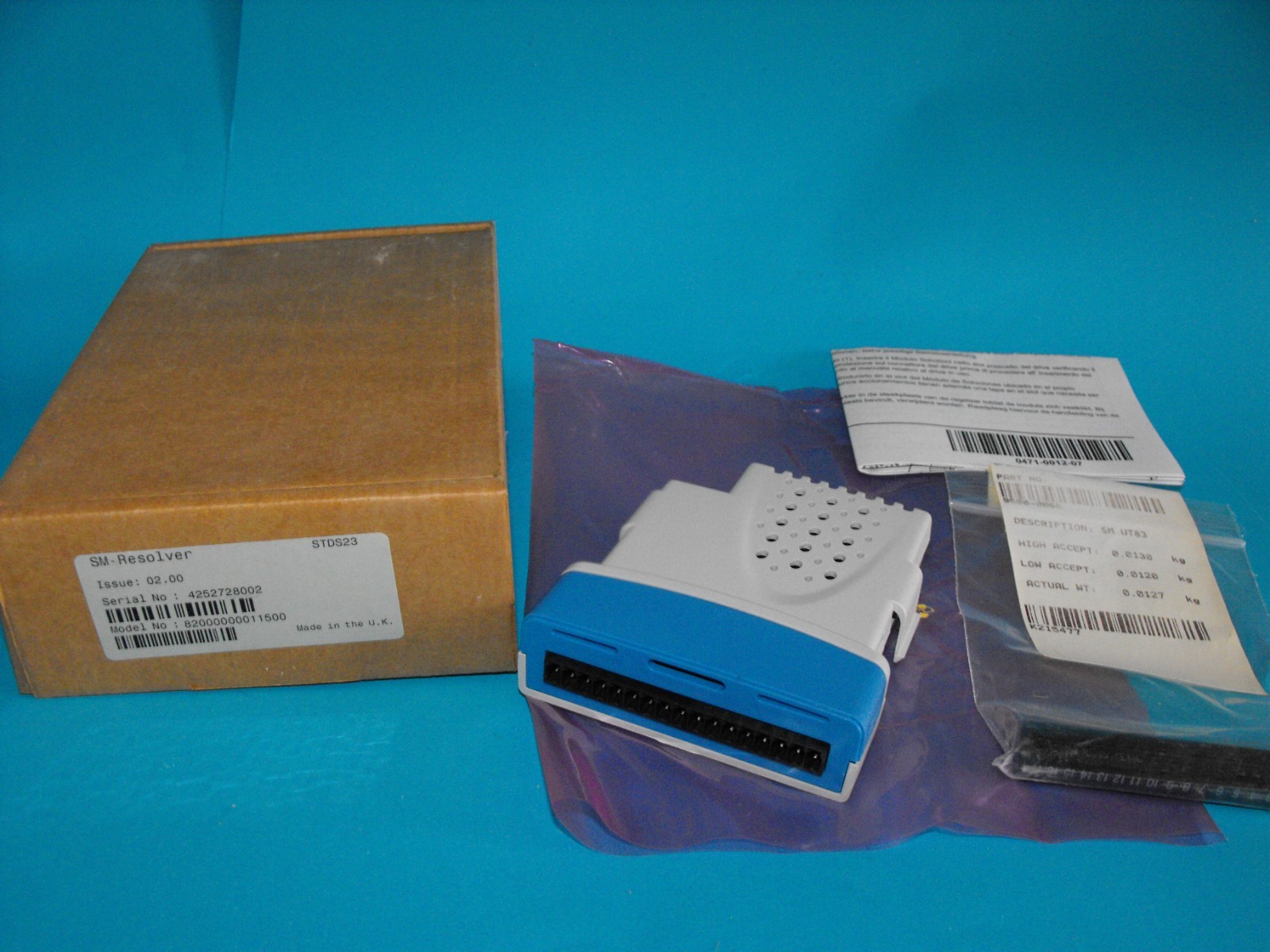 Control Techniques SM-Resolver.82000000011500. 02.00.STDS23.SER N.4252728002.NEW