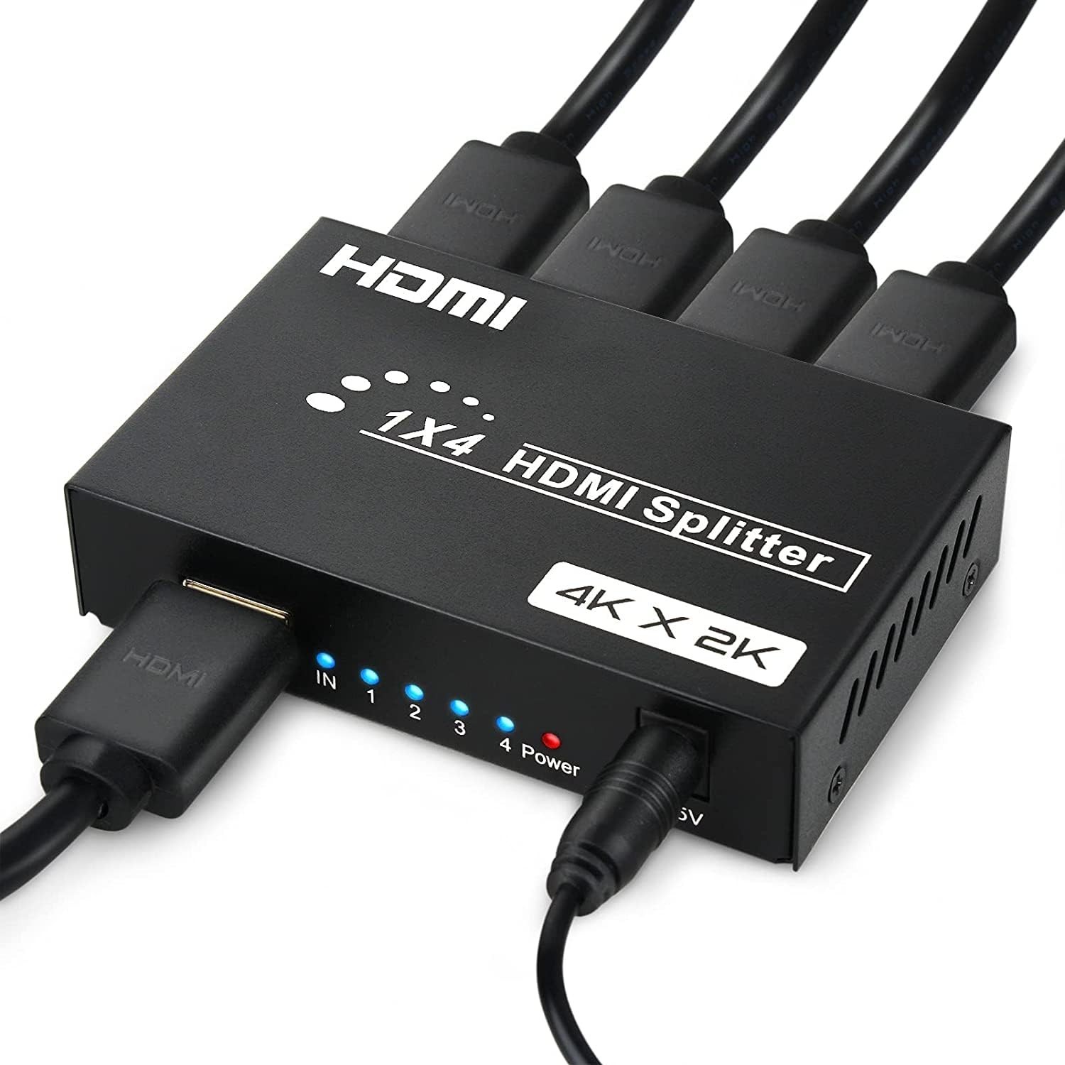 HDMI Splitter 1 in 4 Out, 4Kx2K @30Hz HDMI 1x4