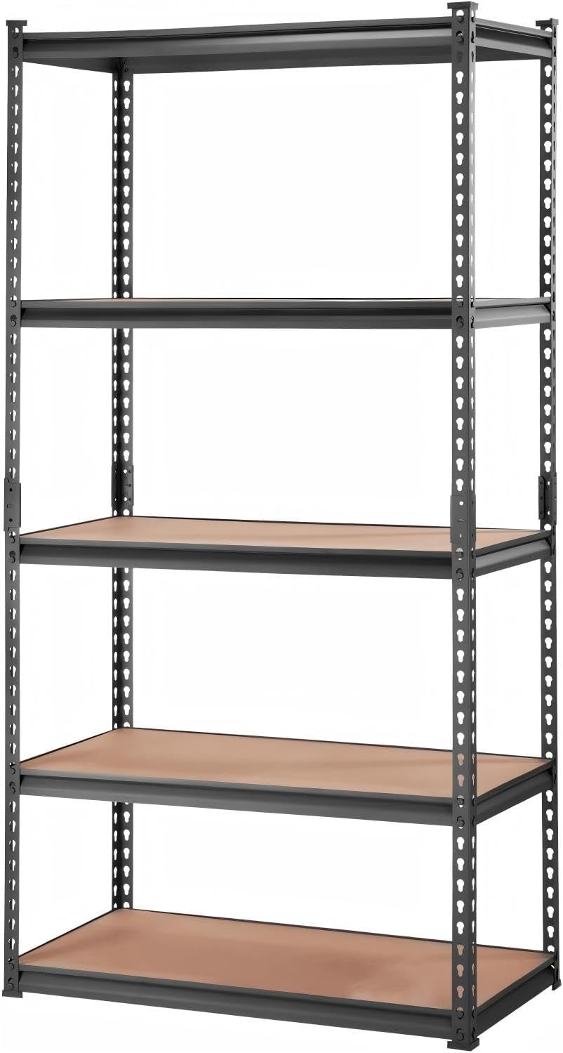Heavy Duty Garage Shelving Unit, 36 in L X 18 in D X 72 in H Adjustable Storage