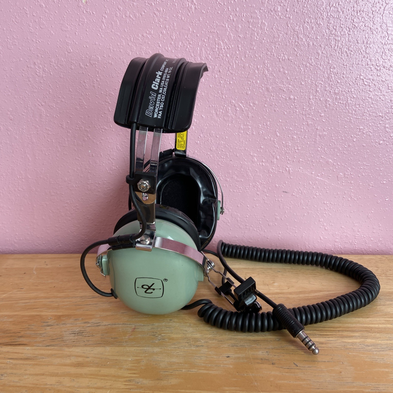 David Clark H10-76 Aviation Headset Used