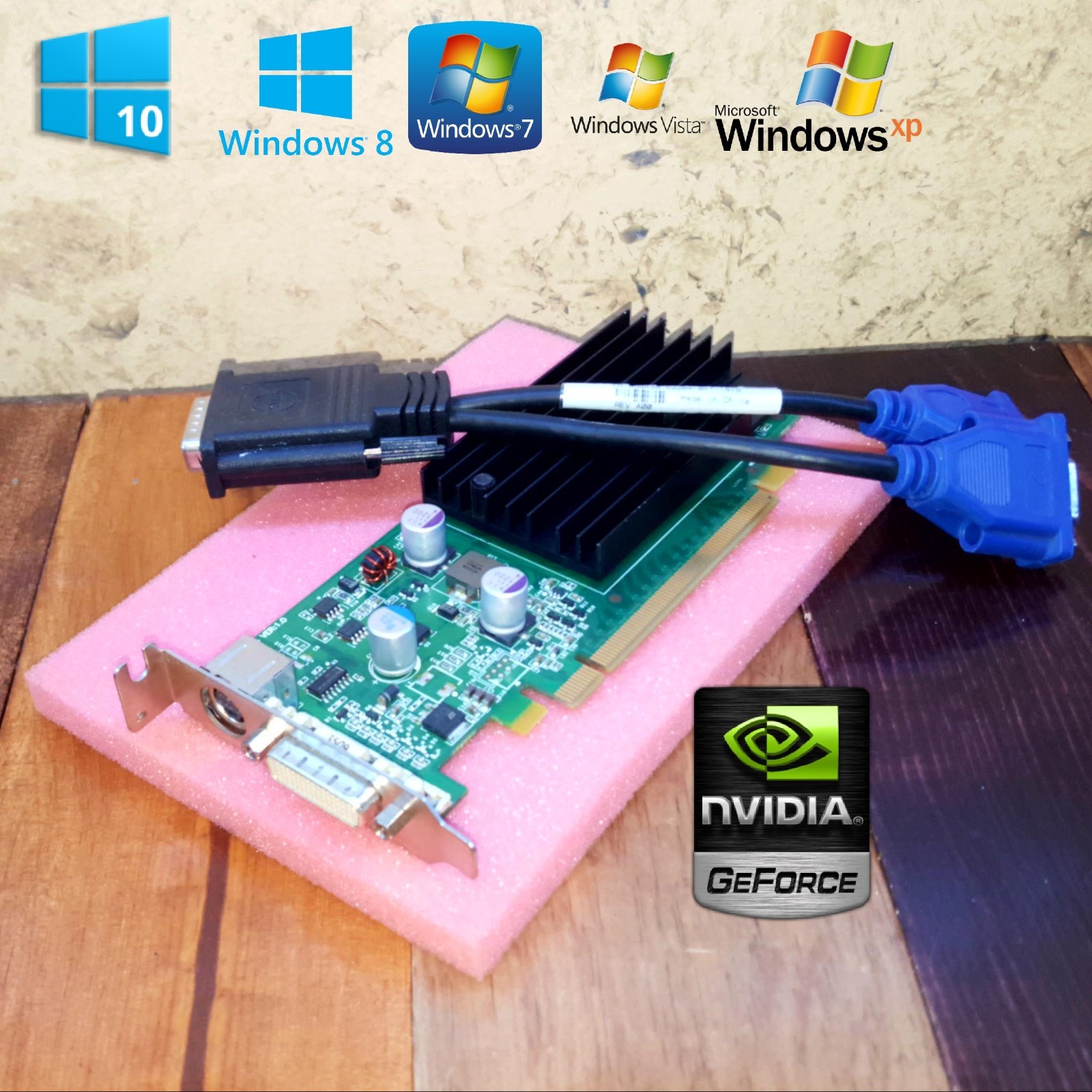 HP Pavilion S5580t S5562f S5560f S5514y S5510y SFF Dual Monitor VGA Video Card