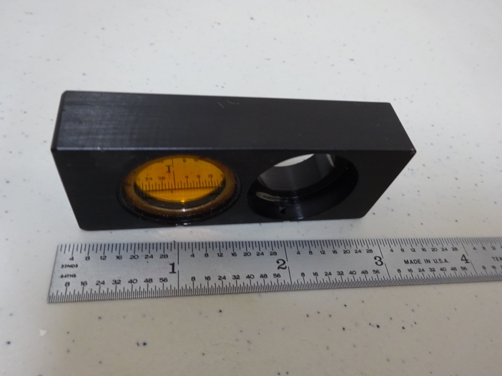 MICROSCOPE PART DICHROIC FILTER SLIDE OPTICS AS IS BN#N6-95