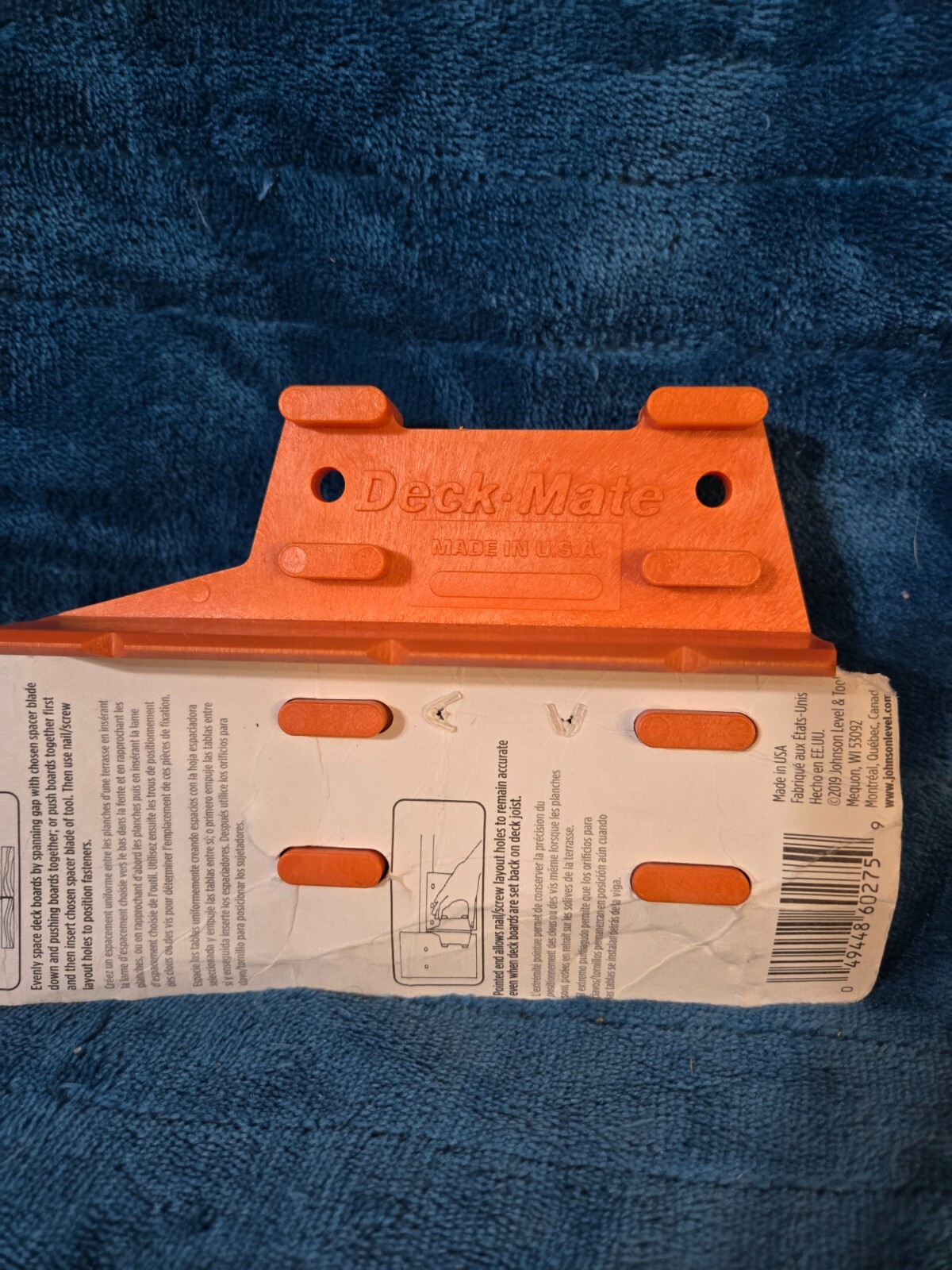 Level Deck Tool 60-275 DeckMate Deck Plank and Fastener Spacing Gauge
