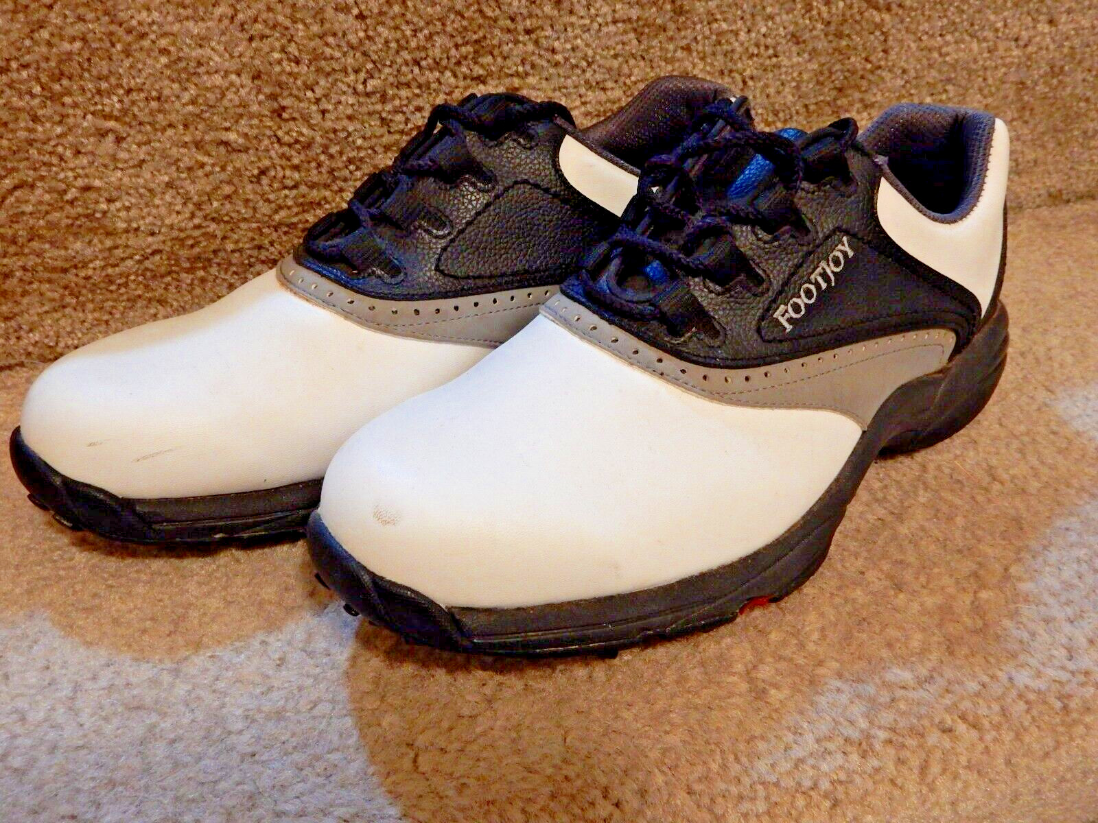 Footjoy Greenjoys Men's Golf Athletic Shoes Soft Cleats 45415  Size 9 M Clean!