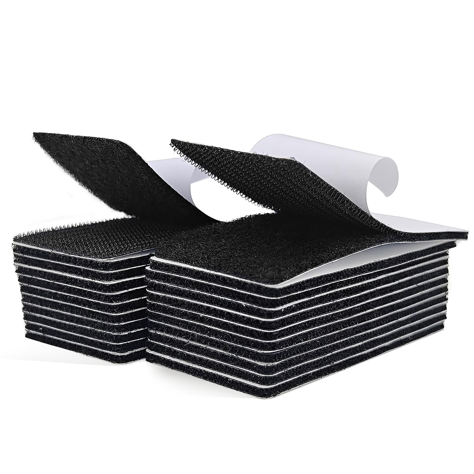 Hook and Loop Strips with Adhesive 2x4 inch, Strong Back Adhesive Mounting Tape