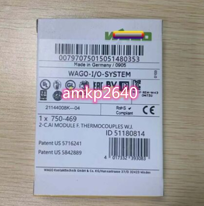 for New 750-469 2-CH Analog Input Thermocouple K Diagn Module Quality assurance