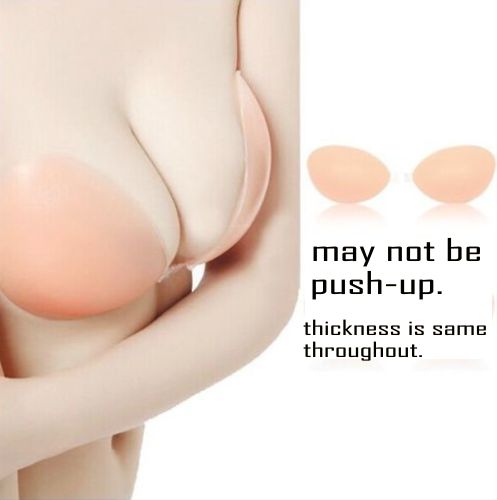 Silicone Self-adhesive Stick On Gel Push Up Strapless Backless Invisible Bras