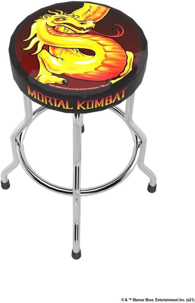Midway Legacy Orin Edition Adjustable Stool – Officially Licensed, Chrome-Plated
