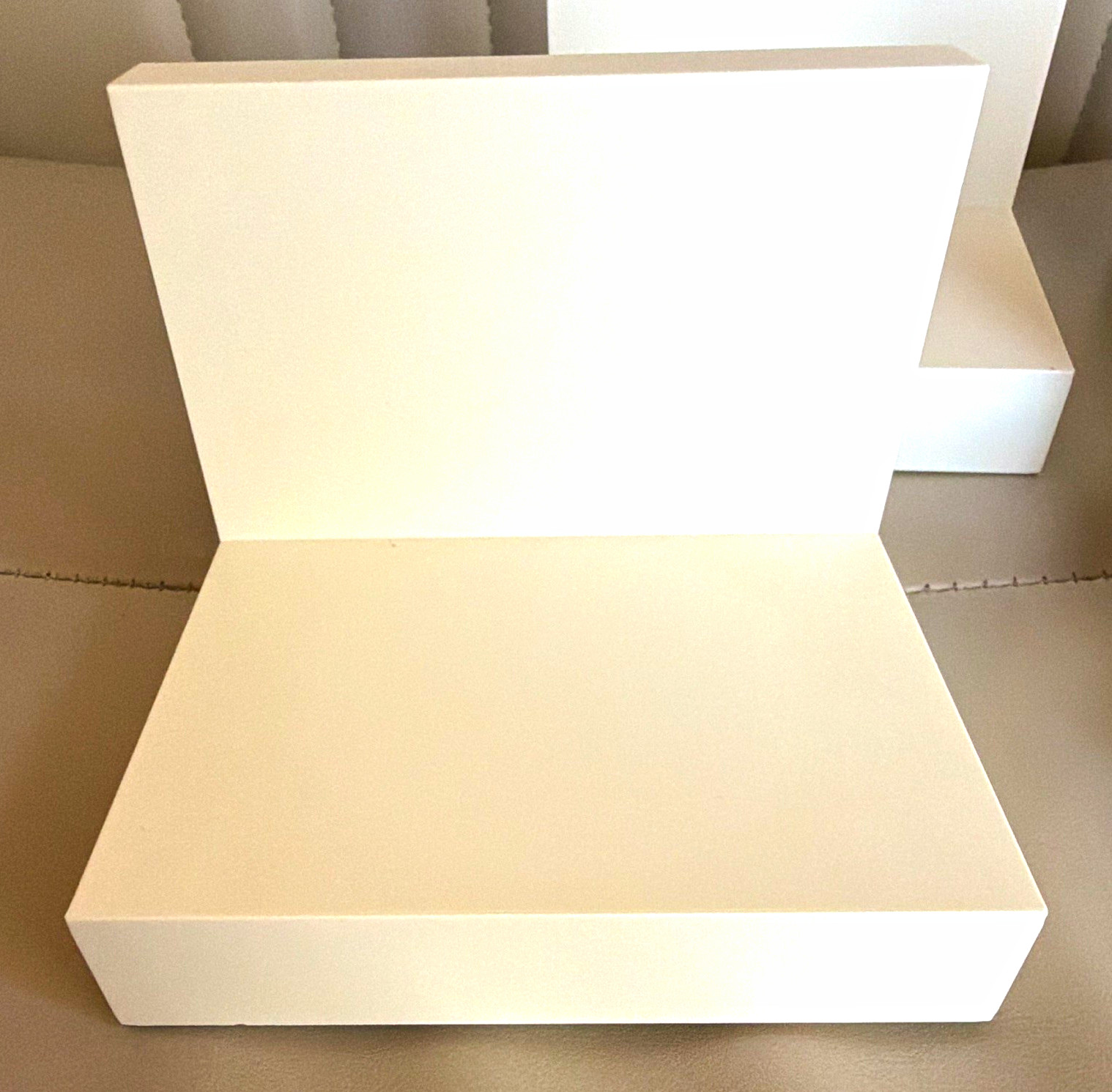 Command White Plastic L-Shaped Hanging Wall Shelf Organizer Set, 4 Pack