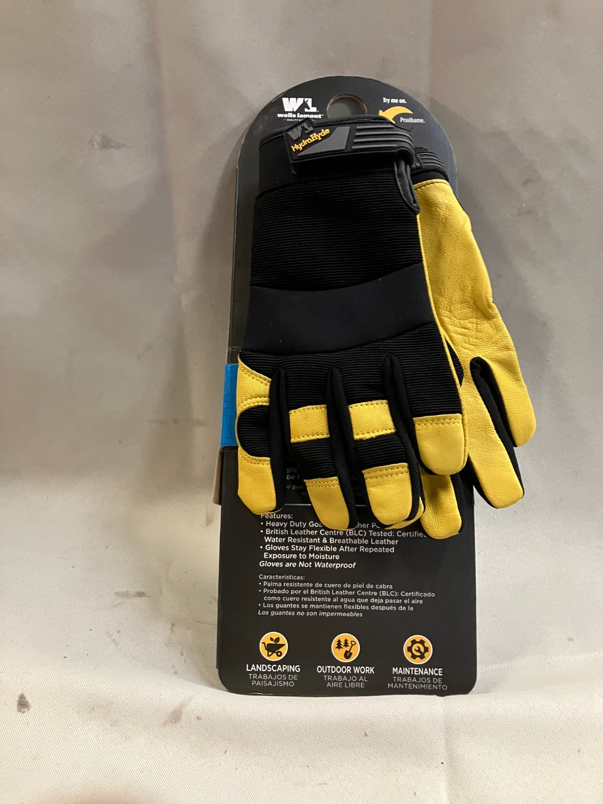 3 Pair Pack Size HydaHyde MEDIUM GOATSKIN LEATHER PALM Gloves