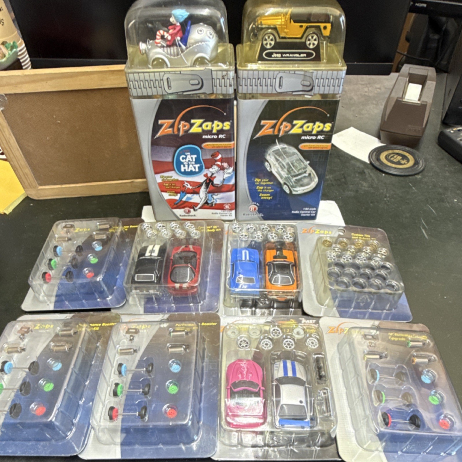 ZipZaps RadioShack Micro RC Cars Lot Cat in the Hat Jeep Fast & Furious Kits