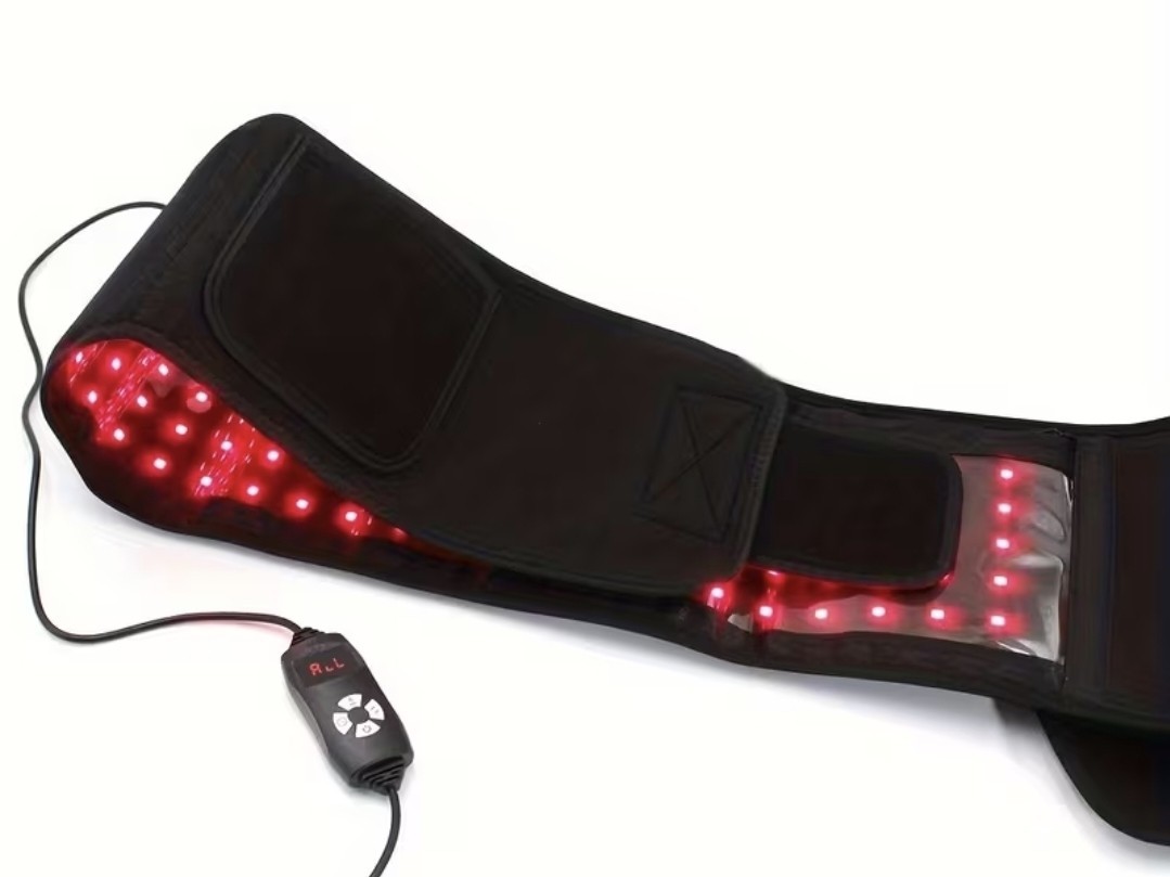 Red Light Therapy Belt, Body Device Wireless Rechargeable Controller with Timer