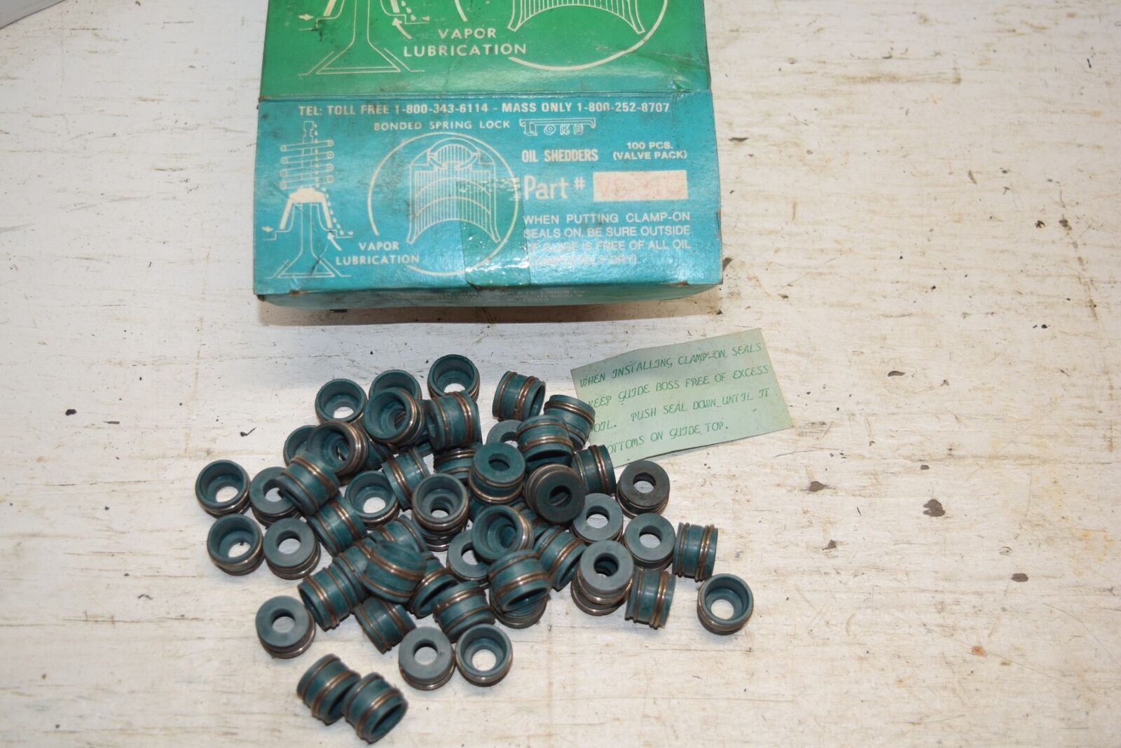 56x NOS Toke Valve Oil Shedders #VS31C - C90