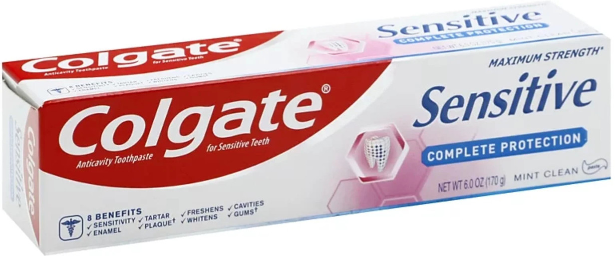 Colgate Sensitive Maximum Strength Toothpaste, 6 oz (6 Pack)