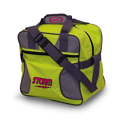 Storm Solo 1 Ball Tote Lime/Grey Single