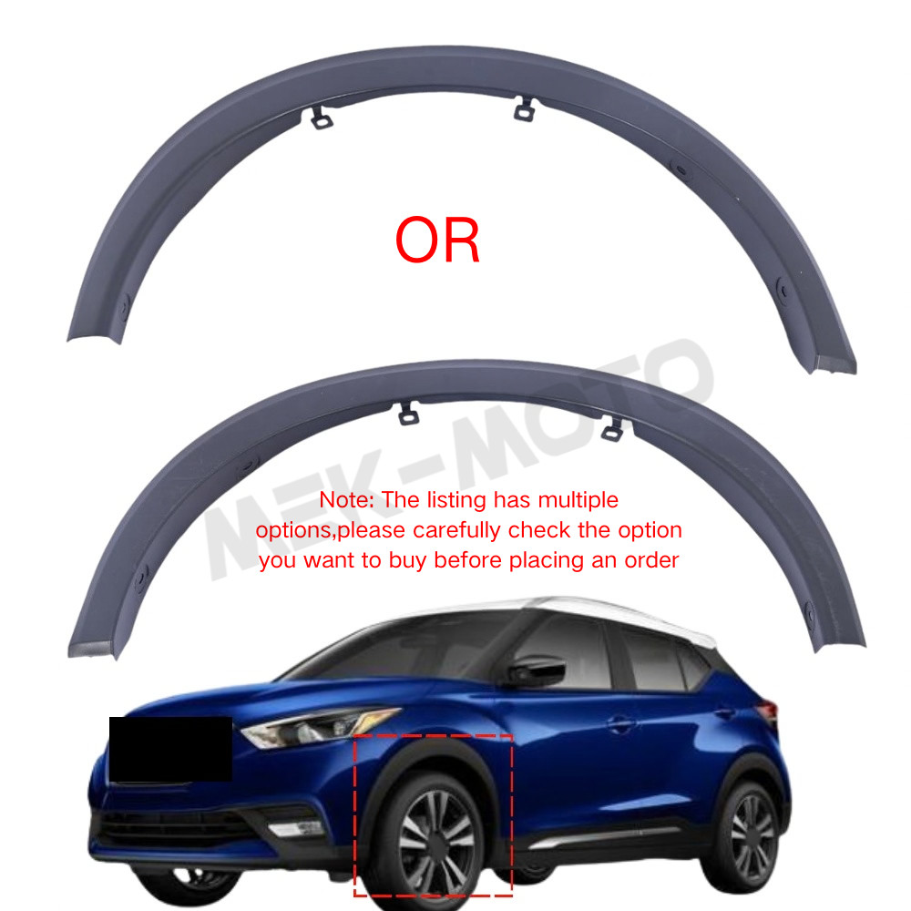 Left/Right/Pair Front Fender Flare Trim Molding For 2021-2024 Nissan Kicks New