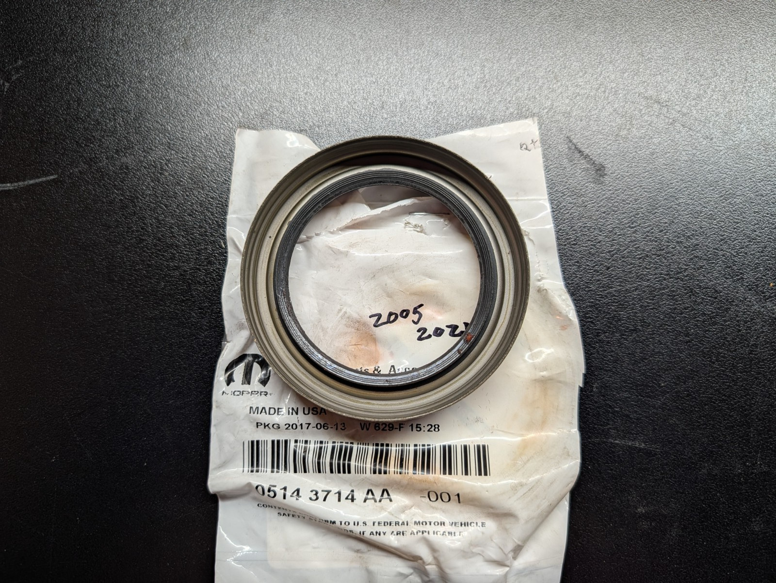 New OEM Mopar Input Seal 5143714AA