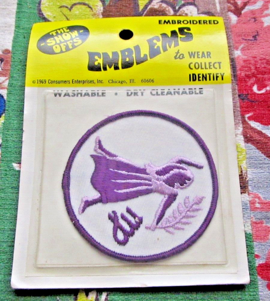Vintage 1969 Virgo embroidered patch by the show offs