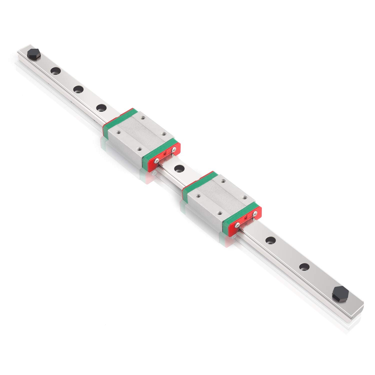 SIMAX3D MGN12H 400mm Linear Rail Guide 2 Carriages MGN12 Linear Slide 8mm for...