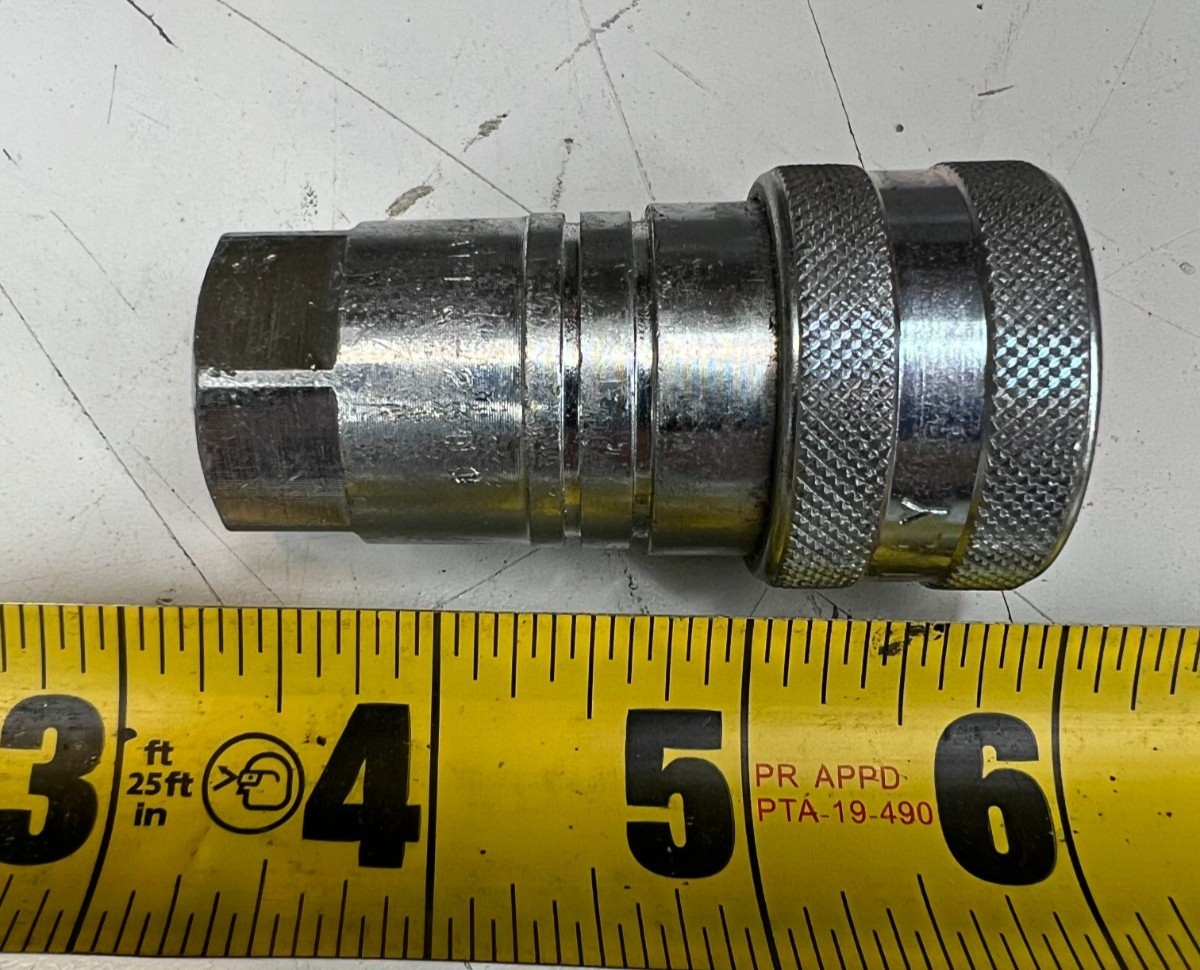 Faster HNV38-12SAEFJ Hydraulic Socket Coupling 1/2" ORB x 3/4" SAE Female Thread
