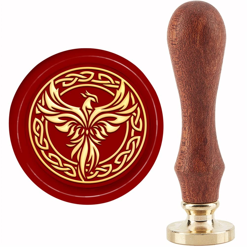 CRASPIRE Phoenix Wax Seal Stamp Celtic Knot Sealing Phoenix,