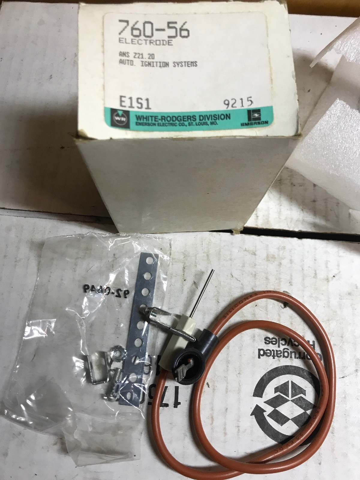 White Rodgers 760-56 New in Box Electrode.