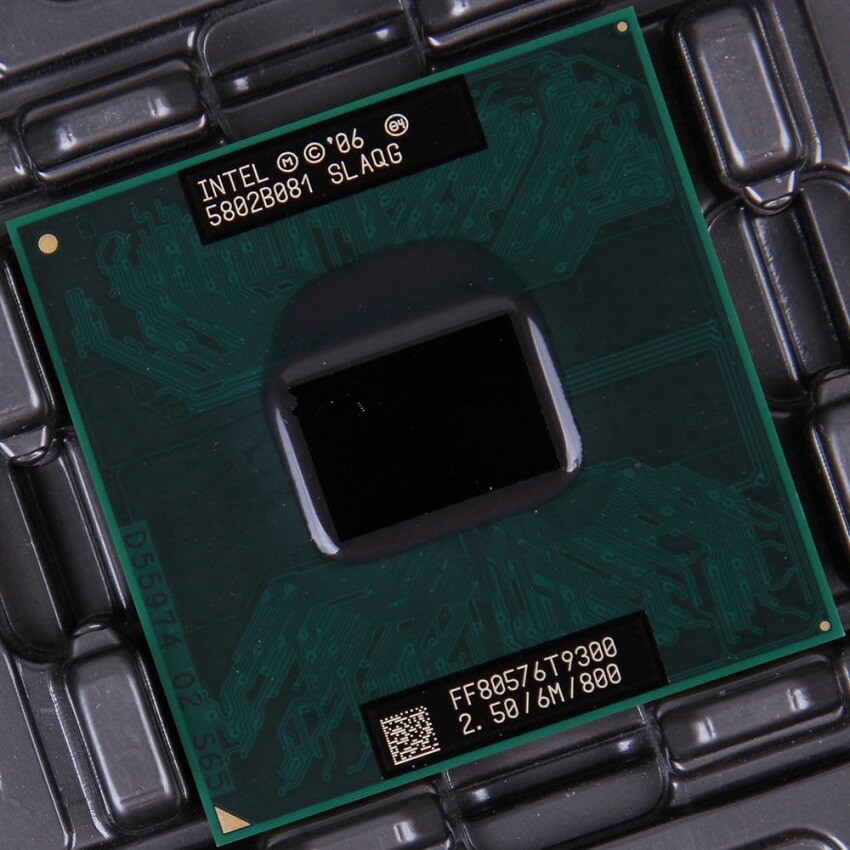 Intel Core 2 Duo Mobile T9300 SLAQG SLAYY 2.5 GHZ 6MB 800MHZ CPU Processor