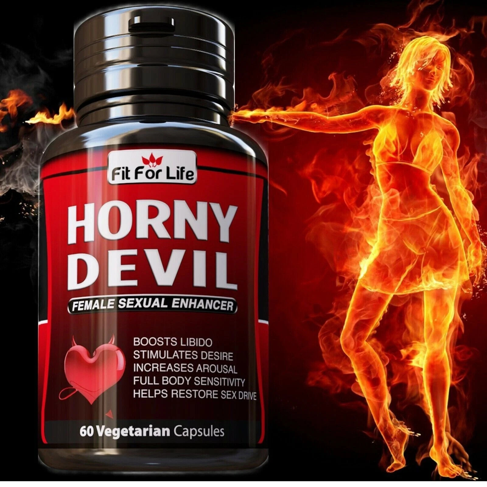 FEMALE AROUSAL PILLS, Libido Booster for Women, Female Enhancement Stamina 60Cap