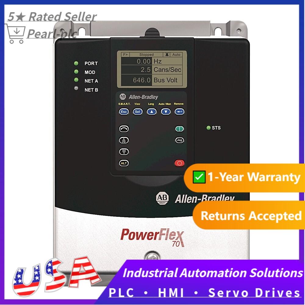 Allen-Bradley 20AC5P0A0AYNANC0 3-Phase 2.2kW 5A 400V 3HP AC Drive US Free Tax