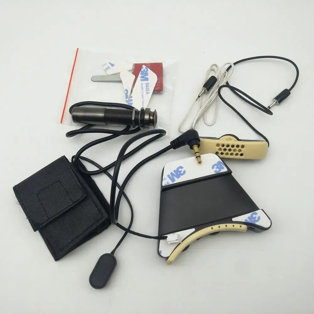 LR Anthem Active Piezo Dual Mode Acoustic Guitar Pickup with Mic Beat Pad System