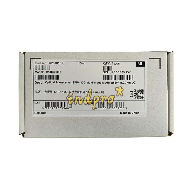 New Optical Transceiver OMXD30000 LTF8502-BC+ 10G-850NM-0.3KM-MM-SFP+ 02318169