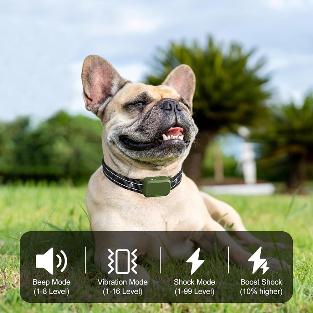 Dog Training Collar 4500FT with Remote Rechargeable Shock PET Waterproof Trainer