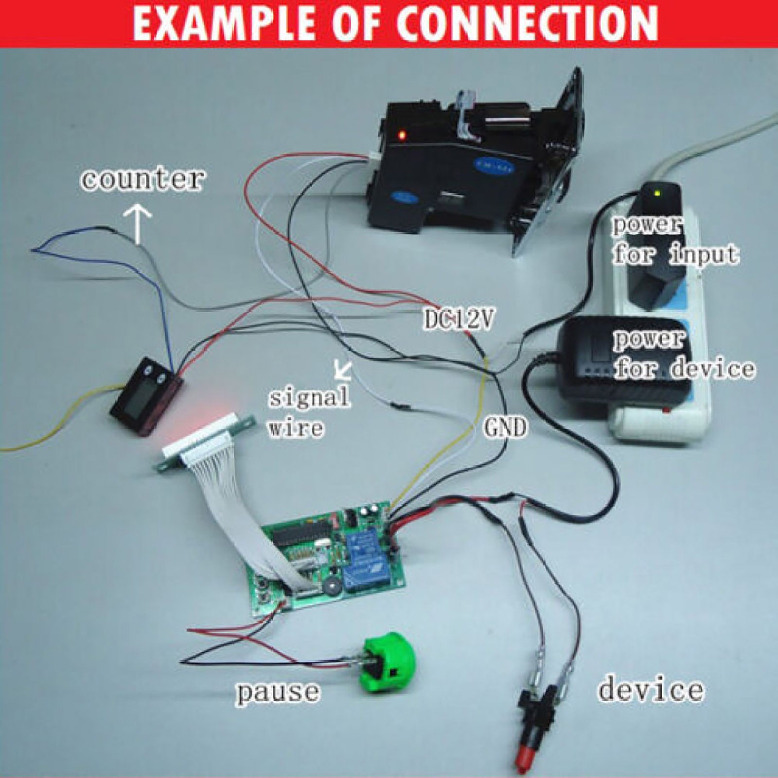 12V Resettable 8 Digits LCD Digital Coin Meter Counter For Arcade 1up Slot Game