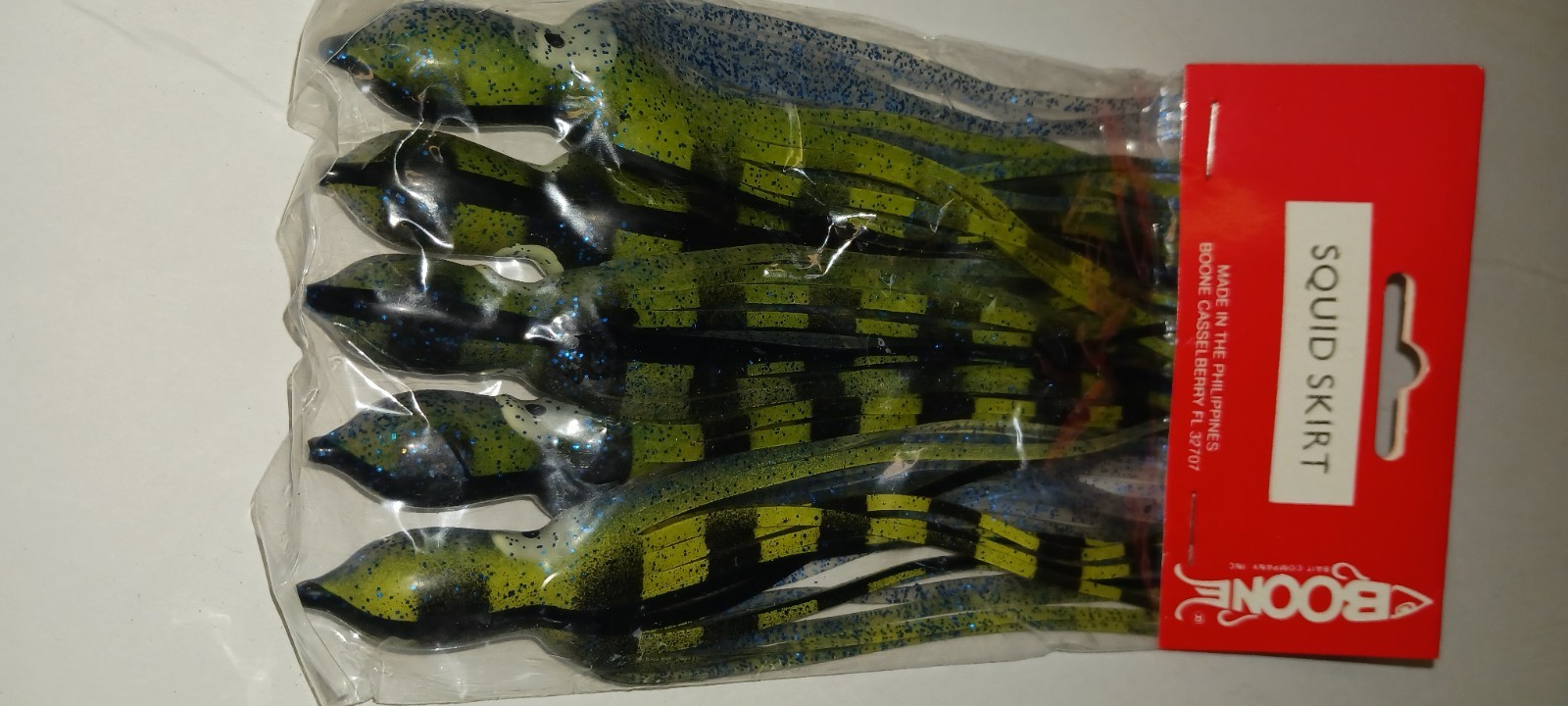 6" Squid Skirts 25 Pack