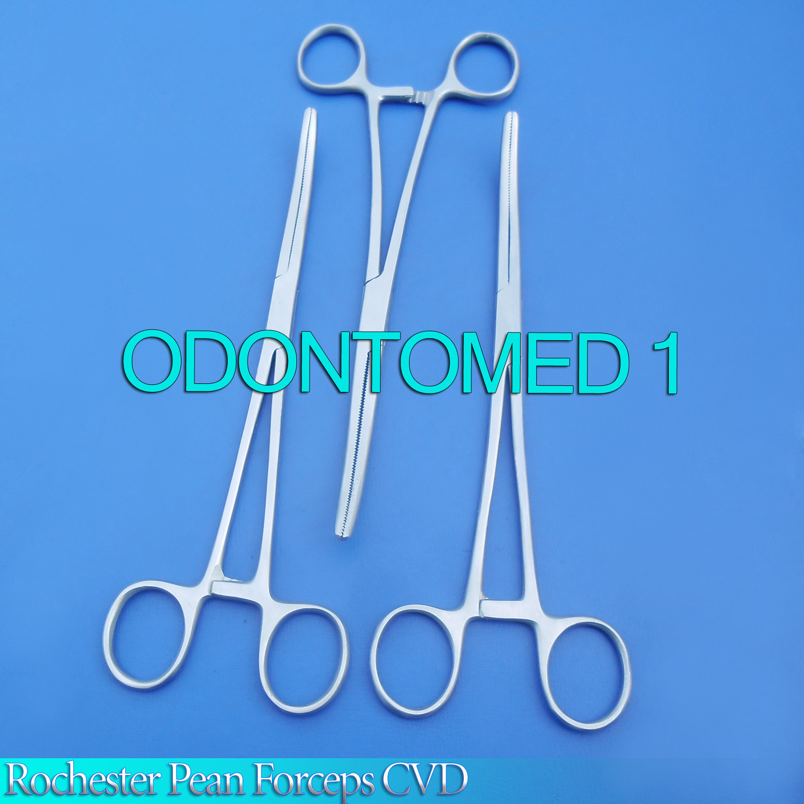 6 ROCHESTER PEAN HEMOSTAT LOCKING FORCEPS 7" CVD