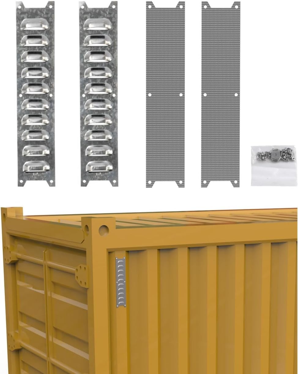 2/4/6/8/10 Pack Shipping Container Air Vent Galvanized Stainles Steel w/hardware