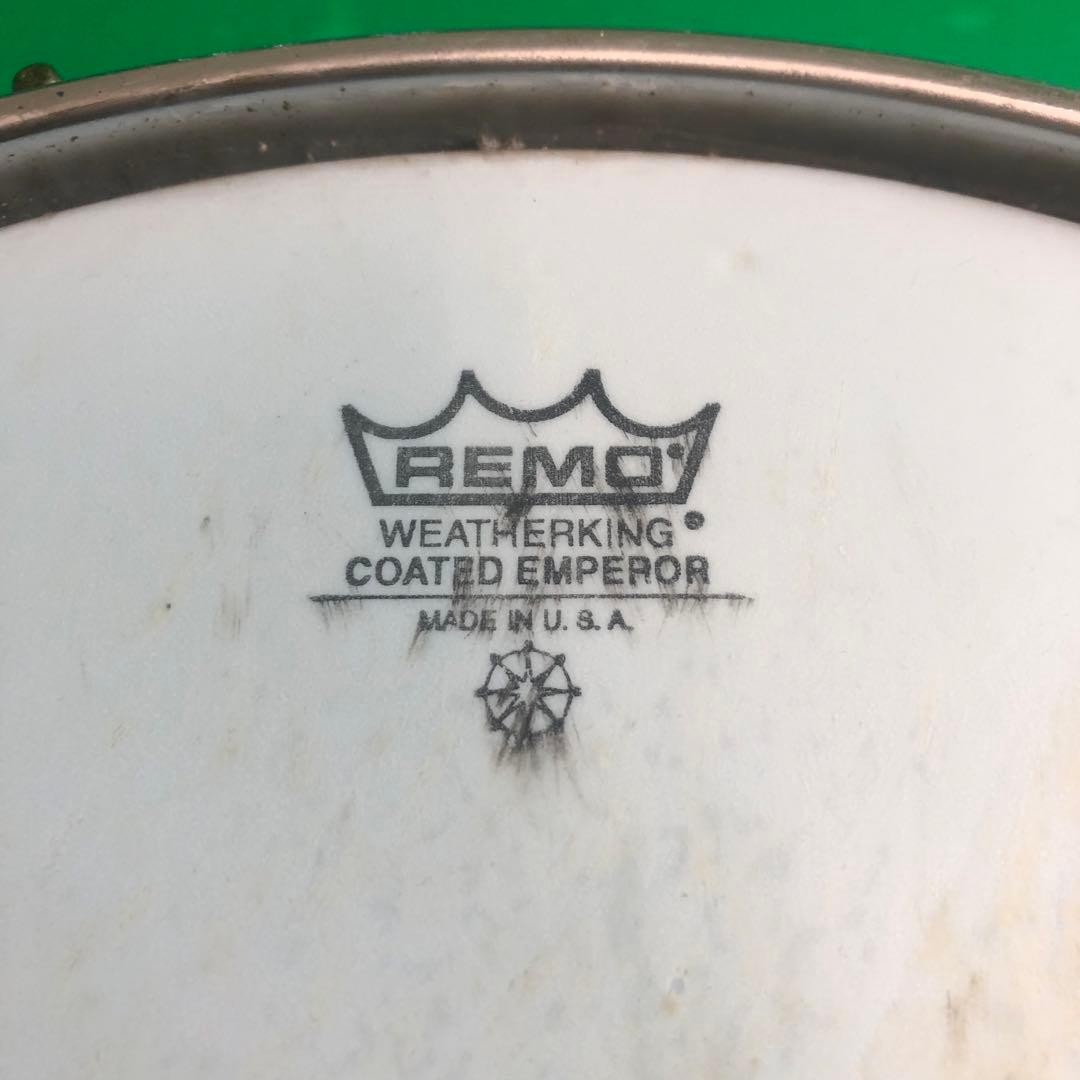 Remo Weatherking Coated Emperor Snare Drum Skull Design Used