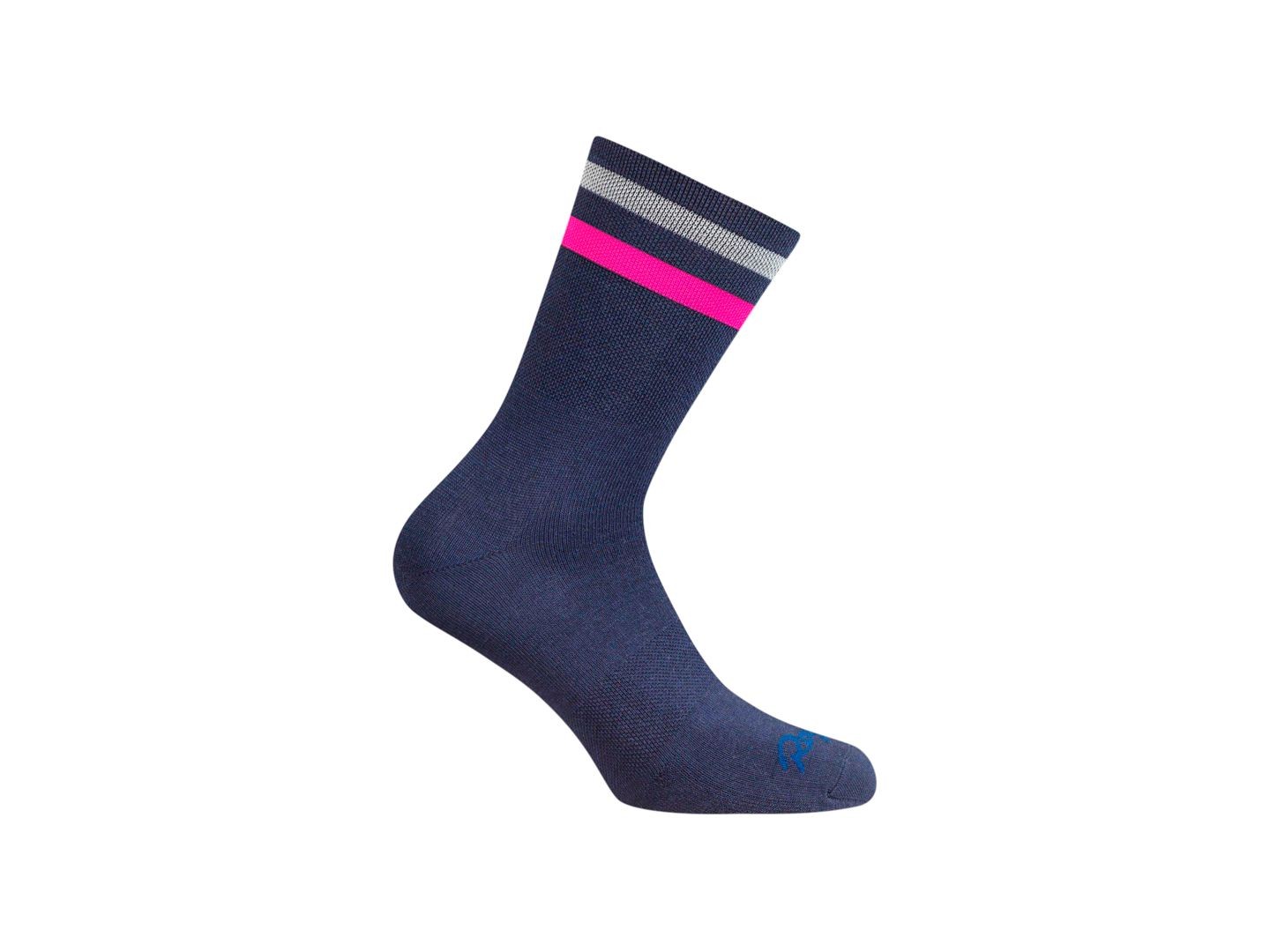 Rapha Reflective Brevet Cycling Socks L Navy
