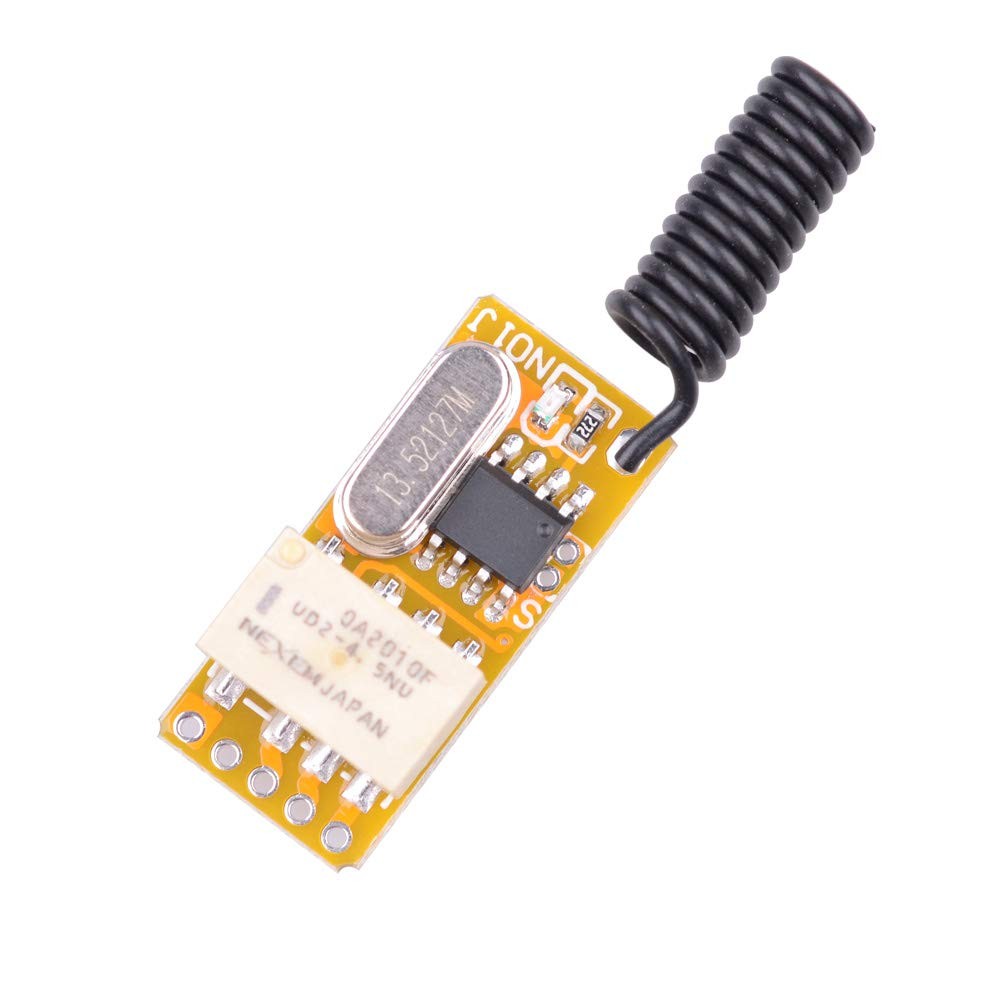 DC 3.7V - 12V 5V Mini Size Relay Remote Control Switch, 433Mhz Wireless RF Mo...