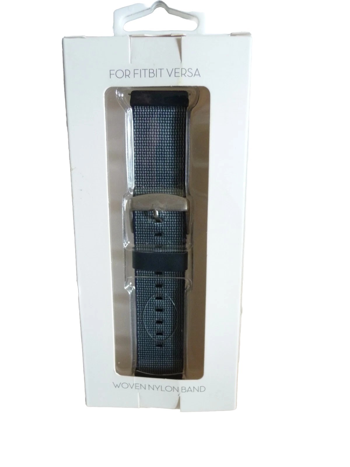 WithIt WOVEN NYLON WATCH BAND REPLACEMENT FOR FITBIT VERSA DEVICES, BLUE/GRAY