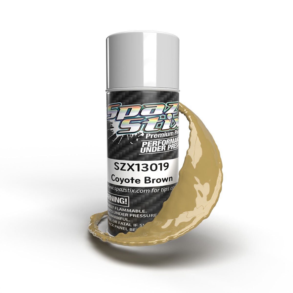 Spaz Stix Coyote Brown Aerosol Spray Paint 3.5oz Can SZX13019