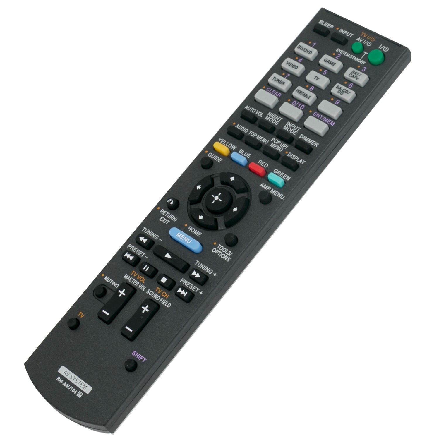 RM-AAU104 Replace Remote Control fit for Sony AV Receiver STR-DH520 RM-AAU116