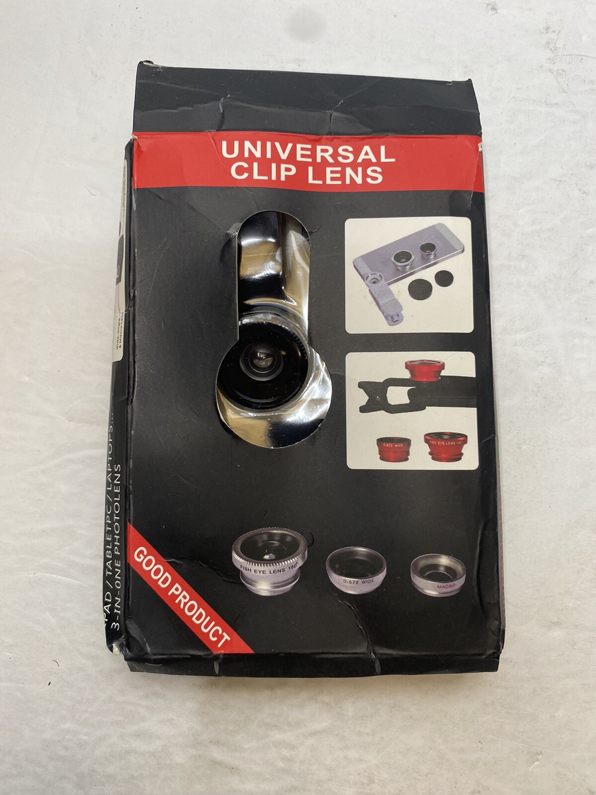 Universal Clip Lens • 3 Sets Of Lens
