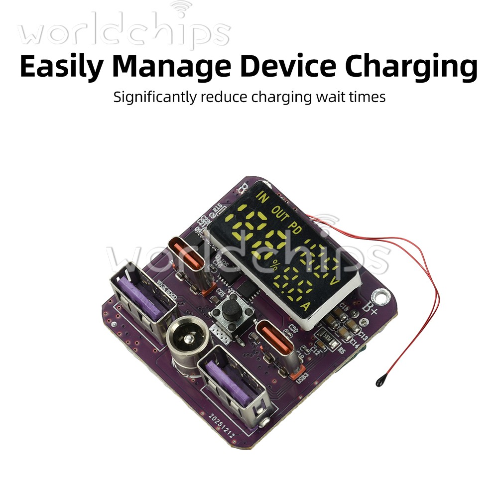 4S PD 100W Bidirectional Fast Charging Module Charging Discharging Board 20V 5A