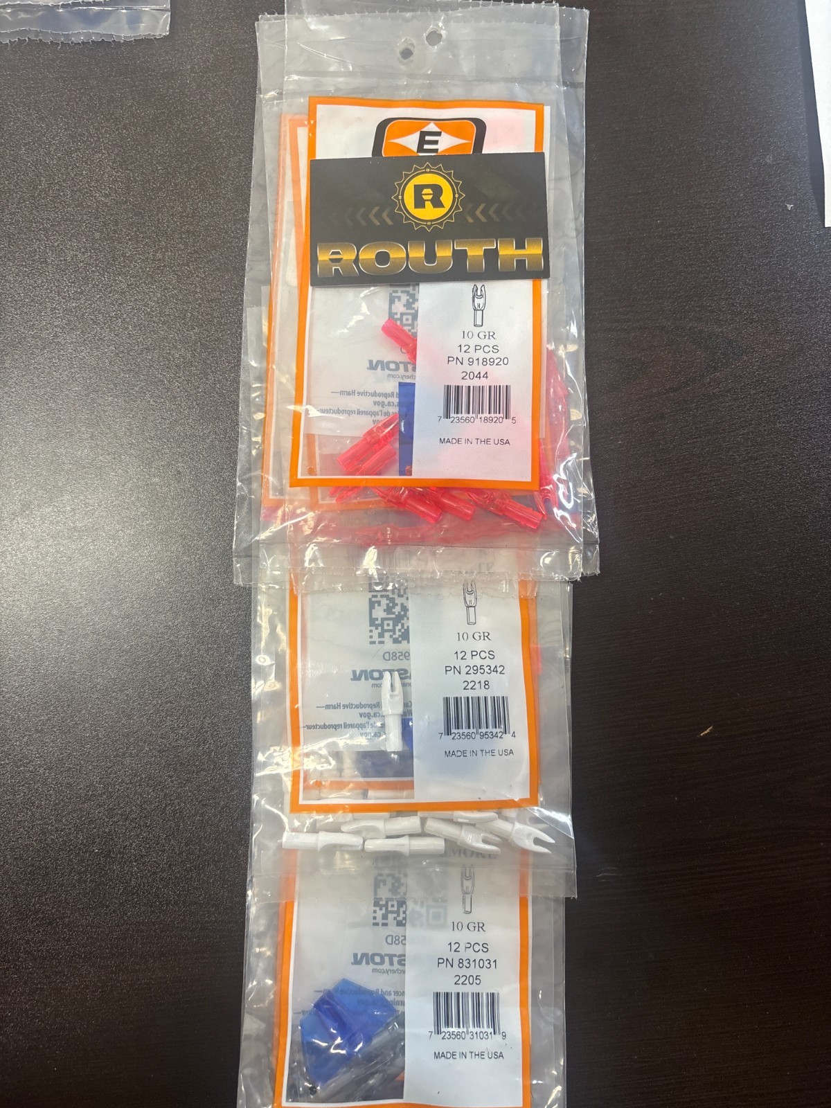 Easton Arrow 6mm  "H" Nock - 12 pk - Assorted Options