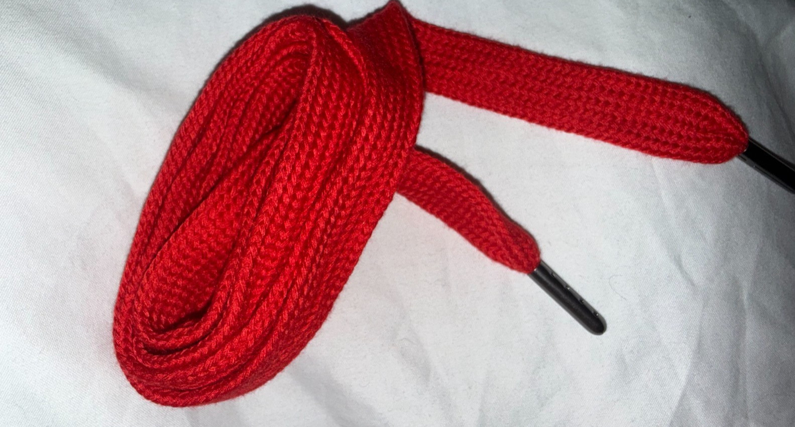 Set of 6 Flat cherry red Replacement Hoodie Drawstrings