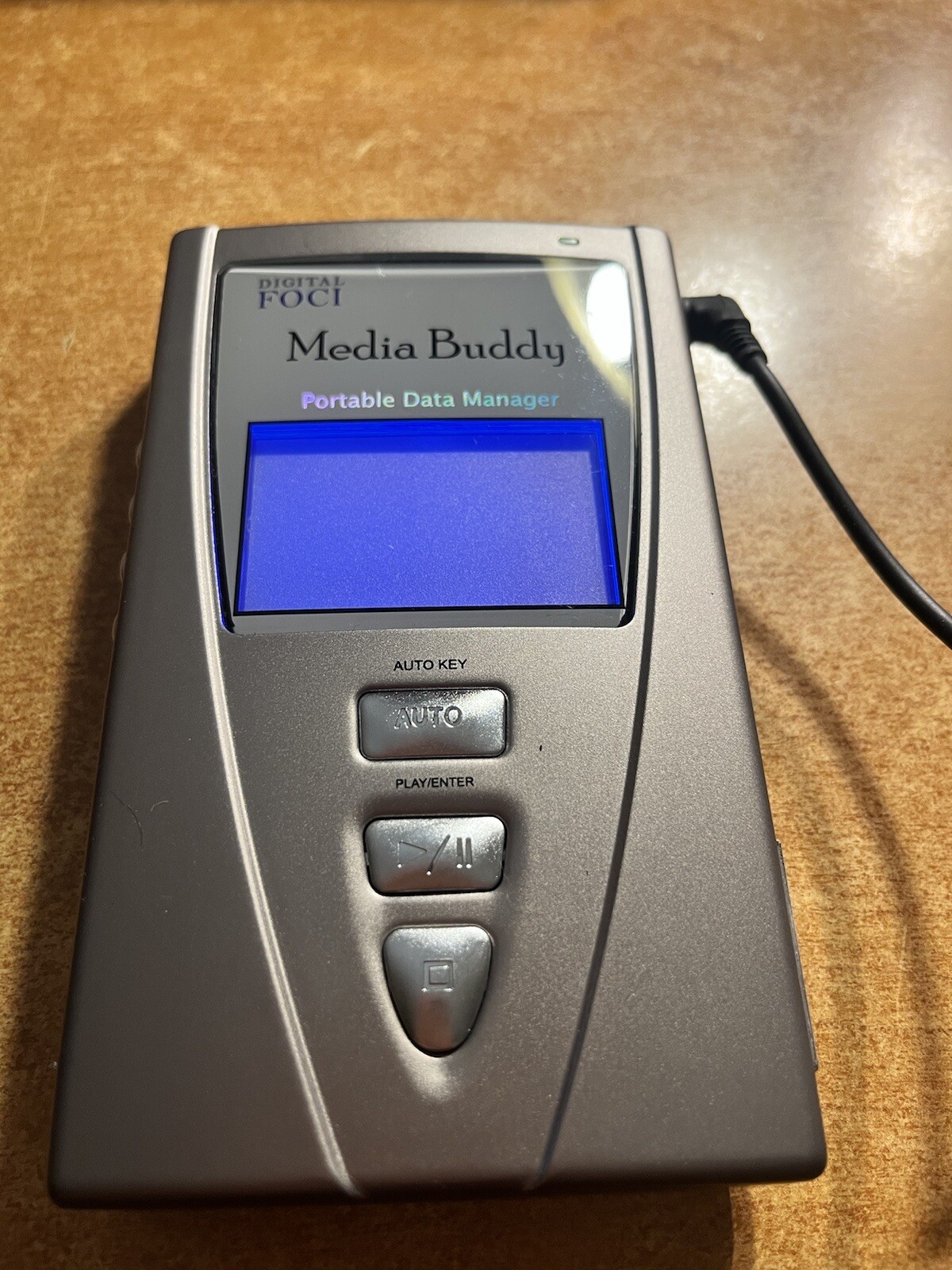 RARE & VINTAGE Digital Foci Media Buddy, Model MEB-300, Works, W/Case & Charger,