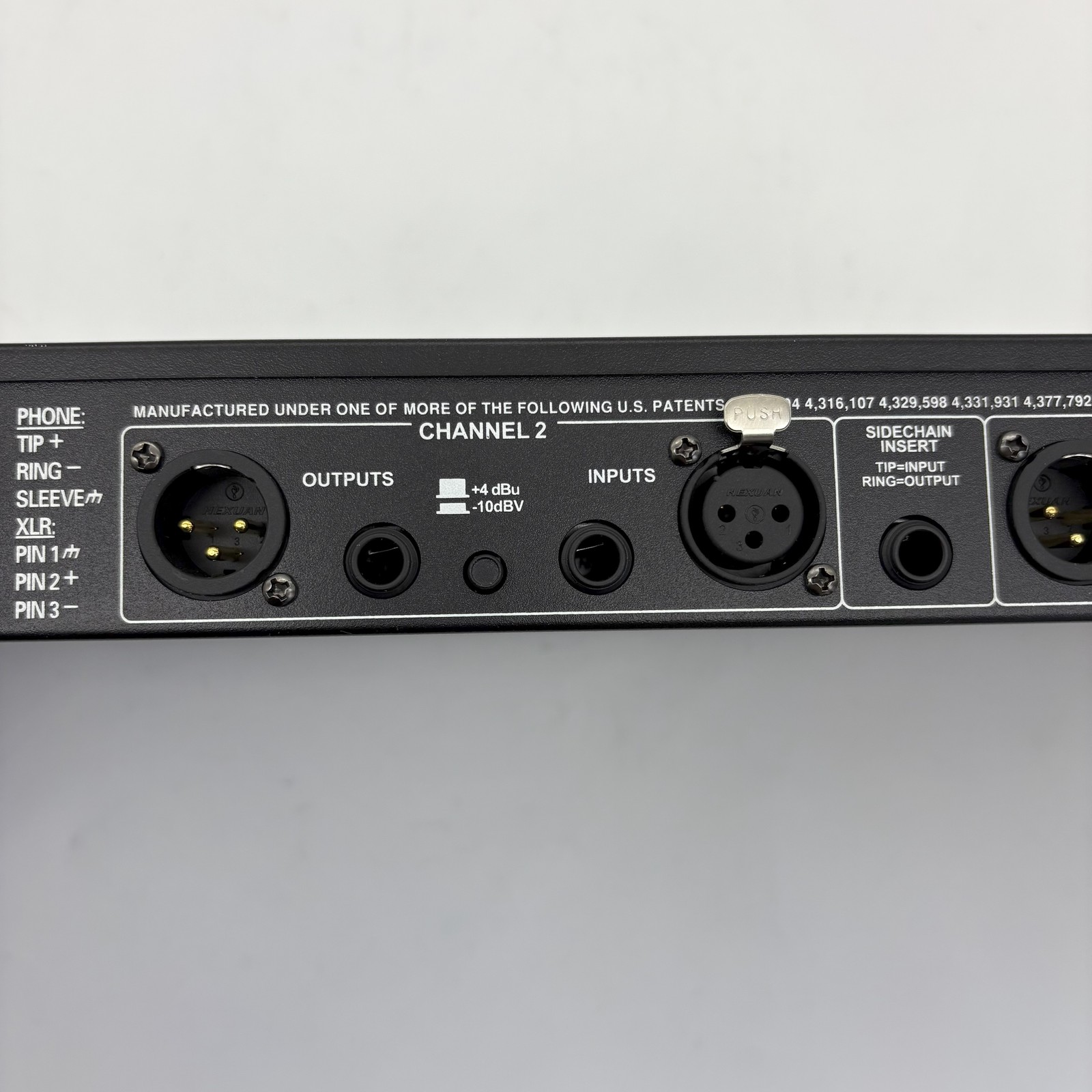 dbx 266xs Dual Channel Compressor Gate Dynamics Processor w/ Side Chain Insert
